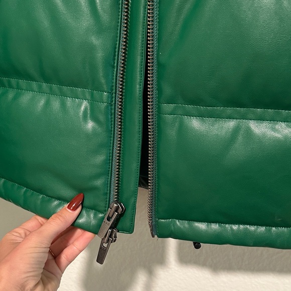 A.L.C. Emerald Green Puffer Jacket - Picture 3 of 7